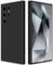 GiiYoon Coque pour Samsung Galaxy S24 Ultra 5G Case en Silicone, Etui de Protection Antichoc Etui Housse Silicone Ultra-Mince avec Couche Intérieure en Fibre et Protection pour Caméra, Noir