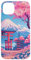 iPhone 14 Plus Anime Lofi Japanese Landscape Mount Fuji Torii Gate Case