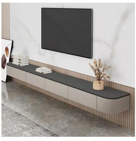 Hängeleuchte Luxus-TV-Ständer Platzsparend Viel Stauraum Hohlraumdesign auf der Rückseite, um Verschiedene Kabel zu verbergen Geeignet für eine breite Palette von Anwendungen(240 * 20 * 24cm)