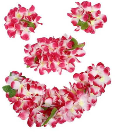 Yardenfun Set Di Collane Con Ghirlande Hawaiane Resistenti Articoli Per Feste Tropicali Luau Eventi E Feste in Spiaggia