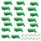 10 Sets(20 Stück) PCB DIN C45 Schiene Hutschienen Adapter Kunststoff mit 40 Schrauben zum Sichern und Halten von Leiterplatten oder elektronischen Schaltgeräten für 35mm DIN-Schiene