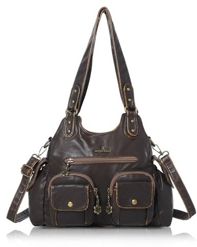 Angel Kiss Damen-Handtaschen, große Hobo-Tasche, weiches PU-Leder, Schultertasche für Damen