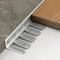 Raouoae Fliesenkanten Schutz L-Form Biegbares Profil Abschlussprofil Aluminium Eloxiert 135cm 2 Stück Abschlussprofil Ideal Für Küchen- Und Wandfliesen(Silver,H:12.5MM)