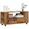 Iiaky 855990 Mobile Porta TV con Ruote Legno Antico 102x34,5x43cm Truciolato Mobile TV Mobile Porta Televisore,Mobiletto Industriale Tavolino Basso Vintage Console per Salotto