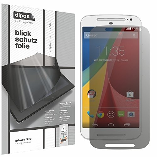 dipos Blickschutzfolie für Lenovo Moto M XT1663 (4,6 Zoll)