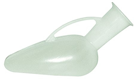 Urinale, pappagallo ospedale uomo in polietilene con manico