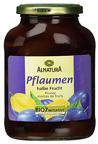 Aln.Pflaumen 1/2 Frucht 1 x 540 g, Abtropfgewicht 1 x 305 g