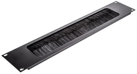 2U Rack Panel Schlitz für Kabel-Eintrag mit Pinsel Professionelle Lautsprecher R1268/2uk-pbs
