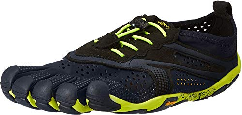 Vibram FiveFingers 16M3101 V-RUN, Laufschuhe Herren, Schwarz (Black/Yellow), 49 EU