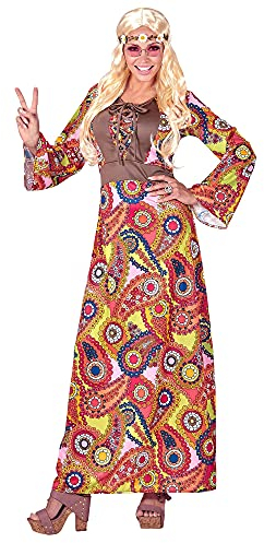W WIDMANN MILANO Party Fashion - Kostüm Hippie Woman, Flower Power, Reggae, Faschingskostüm
