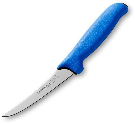 F. DICK Ausbeinmesser ExpertGrip 13 cm, steif - rostfrei, Klinge extra scharf, 56 HRC, Fleischermesser ergonomischer Griff - Spezialstahl Metzgermesser - Profi Messer - 82191131-66 - blau/schwarz