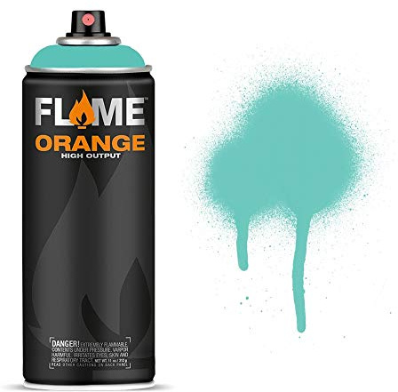 Molotow Flame Orange Spray Paint - Matt Acrylic 400ml Can Riviera FO-602