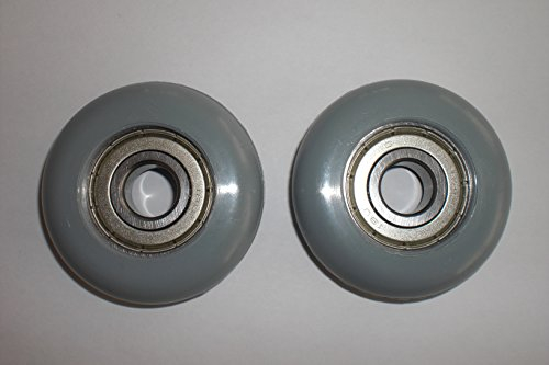 1 Paar Eckerttortechnik Garagentorrollen Aüßendurchmesser 52 mm Bohrung 12 mm Breite 15mm