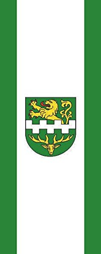 U24 Fahne Flagge Bergisch Gladbach im Hochformat Premiumqualität 150 x 500 cm