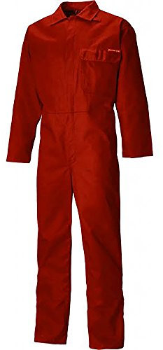 Dickies Mens Everyday Flame Retardant Coverall (52R) (Red)
