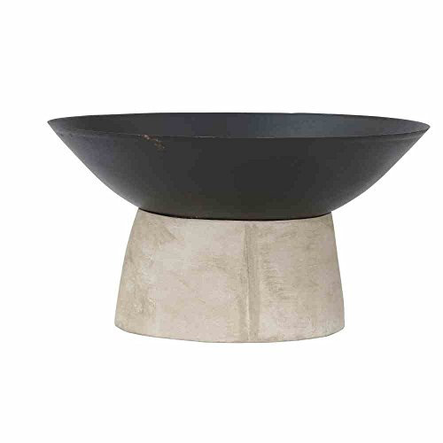 Siena Garden Modern Feuerschale Ø50cm Metall schwarz