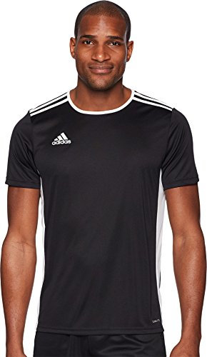 adidas Men's Entrada 18 Jersey, Black/White, Small