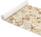 ANRO Badematte Weichschaum Matte Antirutsch Badvorleger Badläufer Muscheln Beige 300x65cm