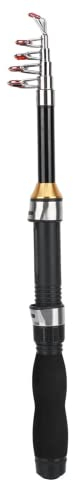 Angelrute Tragbare Kleine Short Sea Pole Mini Sea Fishing Werkzeuge Teleskop Angelrute für Reise Meerwasser Süßwasser Bass Forelle Angeln(1.2m)