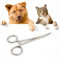 Hemostat Pinze in acciaio inox per la pesca, Hemostat Pinze per la pulizia delle orecchie del cane con punta curva, forbici per la toelettatura dei capelli dell'orecchio per cani e gatti