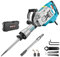 Berserker 1700 W 13,6 kg SDS-Sechskant-Abbruchhammer, 3,8 cm, 14 A, kabelgebunden, elektrisch, robust, Demo-Meißel, Beton-/Gehwegbrecher mit Tragetasche, Flachmeißel, Stierspitzmeißel