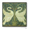Bilder, Poster, Kunstdrucke Vintage Poster Schwäne Leinwanddruck Wandkunst Walter Crane Vintage Vogel Schwan Malerei Antike Vogel Rohrkolben Jugendstil Bild Poster Art Deco - 50X50Cm