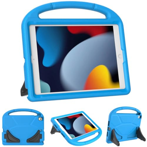 002L-iPad 10.2 Kids Schutzhülle Tablet Case (Blau)