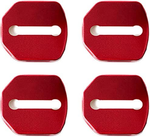 for Ford kuga Territory Focus Escort Fiesta Mondeo Taurus 4Pcs Set Car Door Lock Cover Stainless Steel Interior Accessories Door Lock Protective Cover