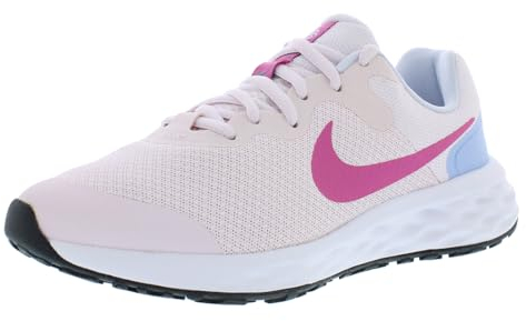 Nike Revolution 6, Scarpe de Gimnastica Bambini e ragazzi, Rosa Pearl Pink Cosmic Fuchsia Cobalt Bliss, 38 EU
