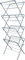 HH Home Hut Indoor Clothes Airer - 4 Tier Folding Laundry Maiden Rack, Clothes Drying Rack, Dryer Rack, Clothes Horse - Perfect for Airing Clothes, Foldable, Compact and Sutiable For Outdoor