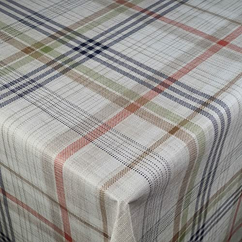 Wachstuch Wachstischdecke Tischdecke Robust Karo Grau Beige Eckig 120 x 120 cm Gartentischdecke abwaschbar