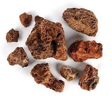 Landen Ahornblätter, Natursteine für Aquarium, Paludarium, Terrarien, dekorativ von Waldbächen, Seen und Bachläufen (8,2 kg, 7,6–22,9 cm), 9 Stück