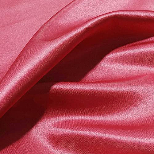 TOLKO 1m Glanz Satin Stoff Meterware | Modestoff Dekostoff Gardinenstoff | 150cm breit | Vorhangstoff Hochzeitsstoff Kostümstoff Satinstoffe zum Nähen Dekorieren Basteln Patchwork Nähstoffe Stoffe