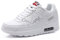 PADGENE Femme Homme Baskets Mode Chaussures Sport Course Sneakers Fitness Gym athlétique Multisports Outdoor Casual, Blanc, 41 EU