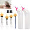 Gufastoe Pet Feeding Silicone Nipple with Bottle and Syringes for Puppy Dog Cat or Other Pets(Model 2)