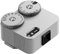TTArtisan Belichtungsmesser II Generation Upgrade Version On-Camera Zwei Scheiben Belichtungsmesser für die Fotografie mit Cold Shoe Mount Kompatibel mit verschiedenen Kameras (Silber)