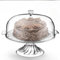 Aspect Crystal Cake Stand with Dome Lid–Eye-Catchy Crystal Design-Fixed Base - Elegant and Sophistication–Sturdy & Authentic–Easy to Clean–Showcase Cakes, Cupcakes, & Cookies (With Stand)