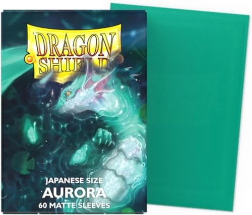 Arcane Tinmen - Sleeves Matte Japanese Dragon Shield: Japanese Carpet-Player's Choice: Aurora (60), AT-11158, Silver