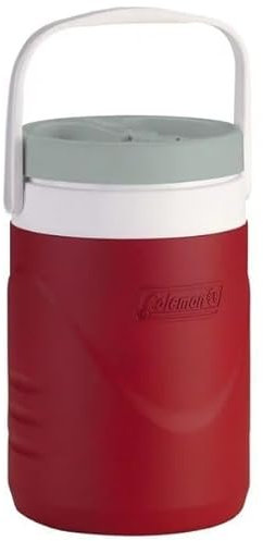 Coleman Getränkekühler, 4,5 l, Rot mit grauem Deckel