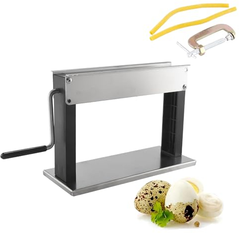 Pelador manual de huevos de codorniz, máquina de pelar huevos de codorniz doméstica equipada con clip de montaje de escritorio, aplicar el pelador de huevos de codorniz domésticos