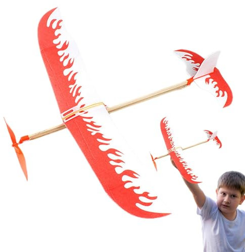 Rubber Band Airplanes - Propeller Plane Toys Set - Creative Novelty Rubber Band Powered Airplane for Kids, Children, Outdoor Activities