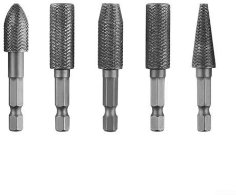 Juego completo de limas giratorias perfectamente diseñadas para aplicaciones de acero, incluye cinco piezas