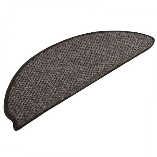 vidaXL Stufenmatten Selbstklebend Sisal-Optik 30Stk. 65x21x4cm, Treppenmatten, Treppenteppich, Stufenteppich, Treppenschoner, Treppenschutz