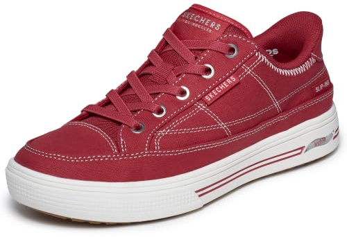 Skechers Damen Arch Fit Arcade See Ya There Turnschuhe, Red, 40 EU