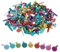 Yylaiire 200 Stück Mini Bunte Brads Musterbeutelklammern Rundkopfklammern Musterklammern Metall Rundkopfklammern Scrapbooking Brads Musterklammern Für Schule Büro (Runder)
