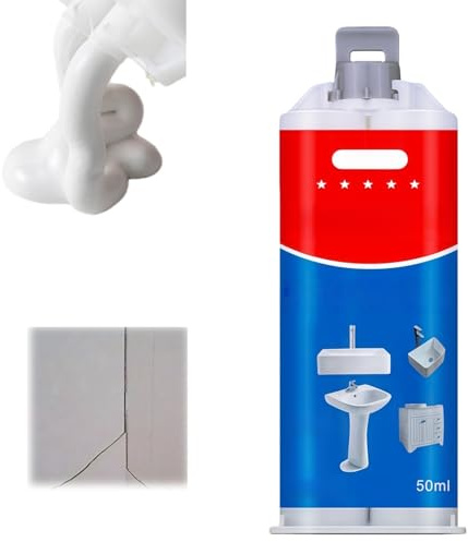Porcelain Tile Repair Kit,Ceramic Tile Repair Ki/t,Water Resistant White Porcelain Filler Paste,Bathtub and Til/e Repair Kit,Enamel Bath Repair Ki/t Whit/e,Sink Repai/r Kit Ceramic White
