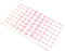 erioctry Lot de 91 strass autocollants Idéal pour la décoration/les travaux manuels/le maquillage du visage/les yeux/les ongles/les fêtes/le carnaval, etc. 4 tailles (5 mm, 8 mm, 10 mm, 12 mm) Rosé