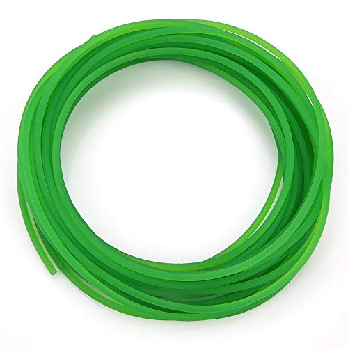 PU Antriebsriemen.Hochleistungs-Urethan-Rundriemen. Grüner PU-Polyurethan-Rundriemen mit rauer Oberfläche für die Antriebsübertragung(3mm*10m)
