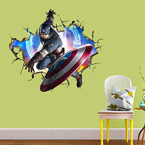 Wandtattoos Avengers Captain America Kinderzimmerdekoration Wandtattoos