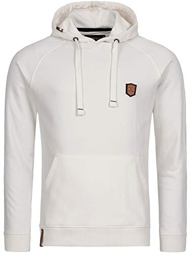 Indicode Herren Litcham Modernes Sweatshirt Hoodie mit Kapuze und Kordelzug | Moderner Hoodie mit Kordelzug und bequemer Passform, Kapuzenpullover, Freizeitpullover, lässiges Sweatshirt für Männer